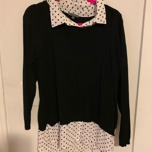 Adrianna Papell Shirttail Sweater